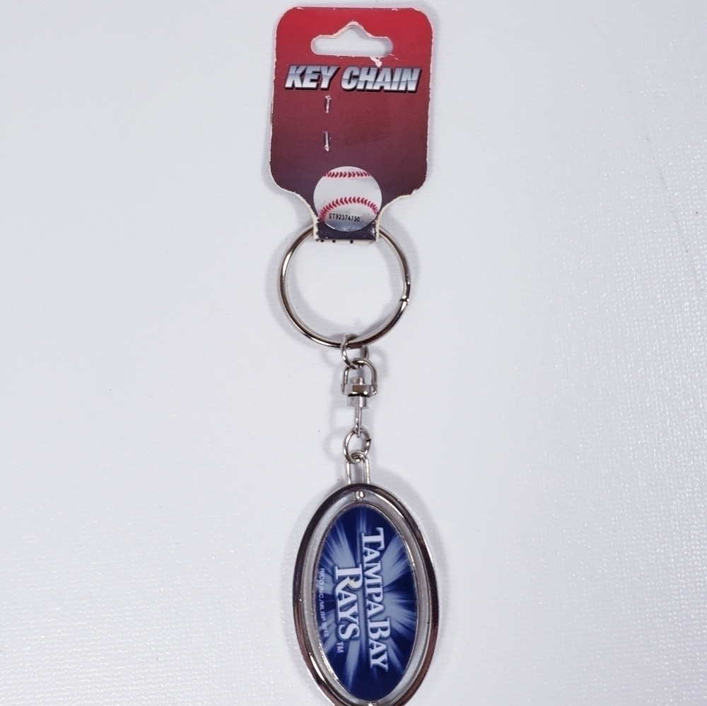 Tampa Bay Devil Rays MLB Baseball Keychain